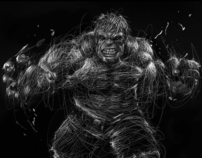 Hulk scribble