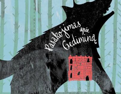 A book about Gediminas the knight and his castle