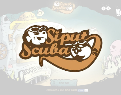 Siput Scuba Website - Character Illustrations