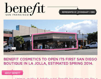 Benefit Cosmetics email