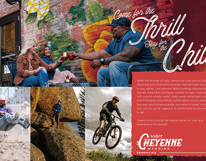 Visit Cheyenne AOR Print & Digital Ads