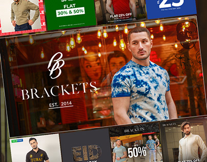 Brackets Clothing Brand_ Digital Artworks