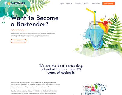 Bartender-Figma to Wix site