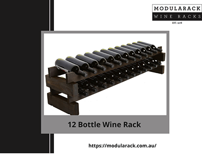 12 Bottles Large Modular Wine Rack Buy Online
