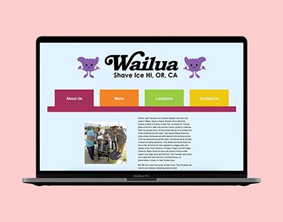 Wailua Shave Ice Website