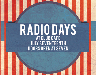 Radio Days flyer