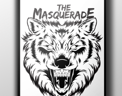 The Masquerade Wolf Design