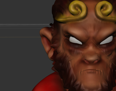 personaje 3D  El Rey Mono