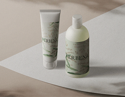 Логотип для косметического бренда "Verbena"