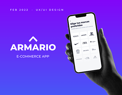 Armario · Swipe and Buy UX/UI Design