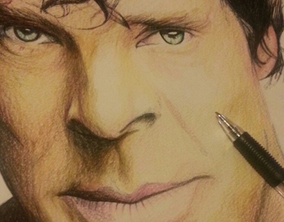 Benedict Cumberbatch Portrait Drawing