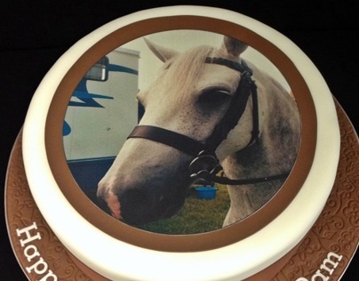 Personalised Horse Cake