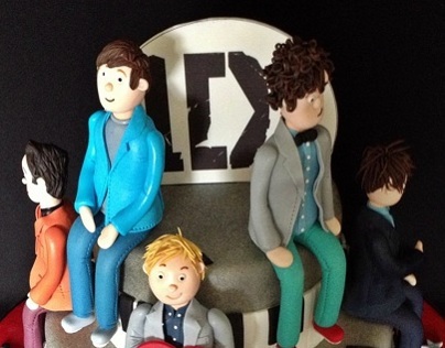 1D - One Direction Cake