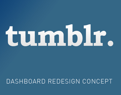 Tumblr Redesign Project