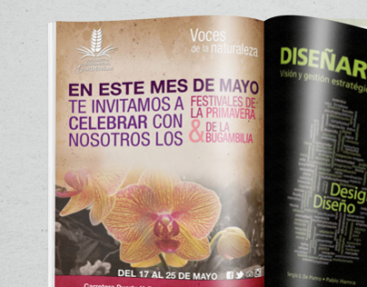 Magazine project for Vallarta Botanical Gardens