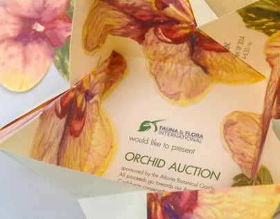 Orchid Auction Invitation