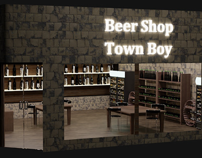 Beer Shop modeling | Interior design