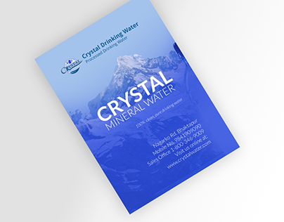 Crystal- brochure of a mineral water company