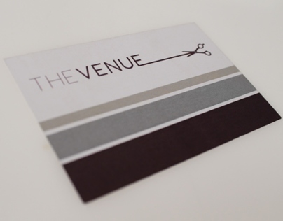 The Venue Hairdresser Appointment Card