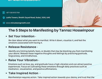 The 5 Steps to Manifesting by Tannaz Hosseinpour