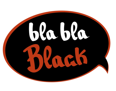 Logo bla bla Black