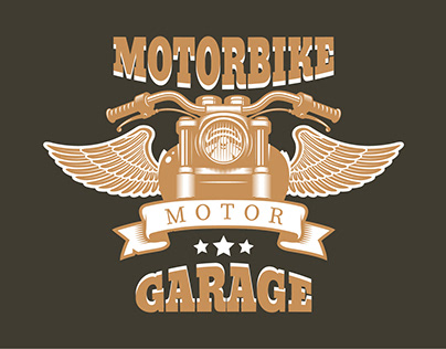 Vintage Motorbike T-shirt Design