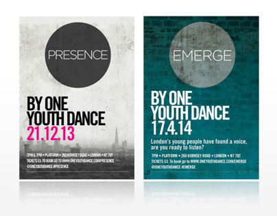 Leaflet Design: One Youth Dance, London Dance Troup