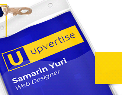 Branding for the advertising company "Upvertise"