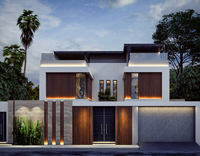 Modern design for a villa in Saudi Arabia