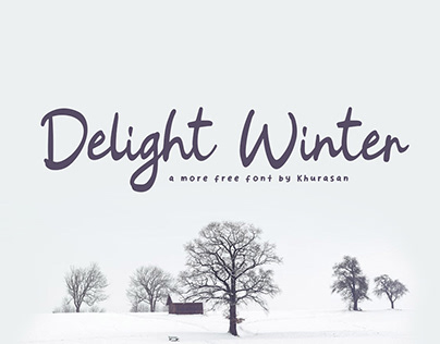 Delight Winter Script Font