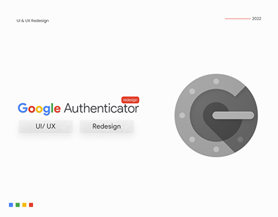 Google Authenticator UI & UX Redesign
