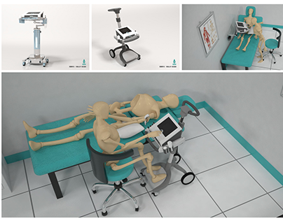 Design a Trolley for physiotherapy devices.