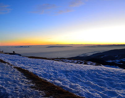 Sunset & Fog - Dolomiti