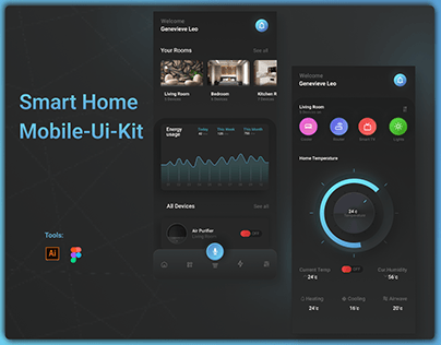 Smart Home Mobile-Ui-Kit