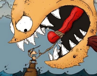 Gloovy vs The Hungry Piranha