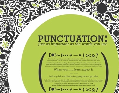 PUNCTUATION poster
