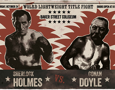 Sherlock vs. Doyle boxe contest