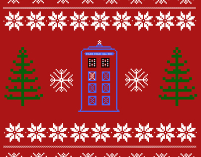 Tardis Christmas Sweater