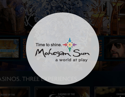 Mohegan Sun - Web Site Design