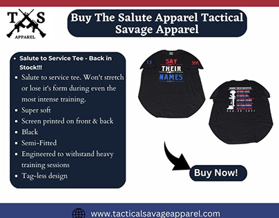 Buy The Salute Apparel | Tactical Savage Apparel
