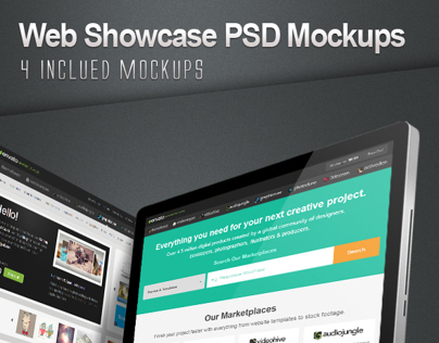 Web & App Showcase Mockups Pack