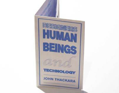 Brochure about John Thackara and his Manifesto