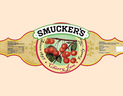 Jam Label Design • Smucker's