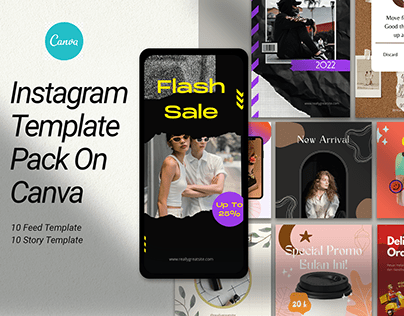 Instagram Template Pack On Canva