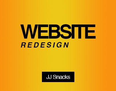 Website Redesign: JJ Snacks