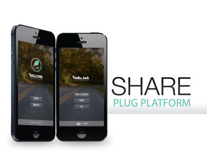 "Share Plug Platform" - Interaction Design