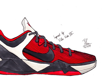 Nike Kobe VII, Red