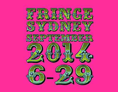 Sydney Fringe Festival identity design ( Uni Project )