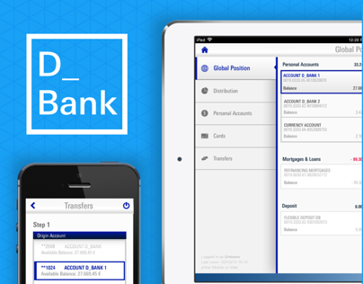 D_Bank, Mobile Application
