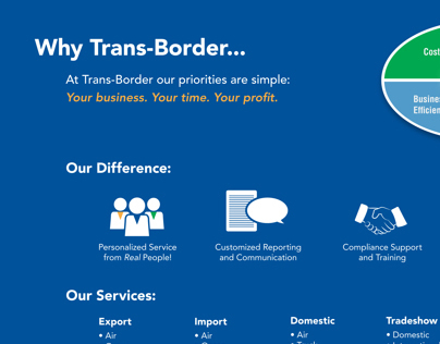 Trans-Border marketing sheet